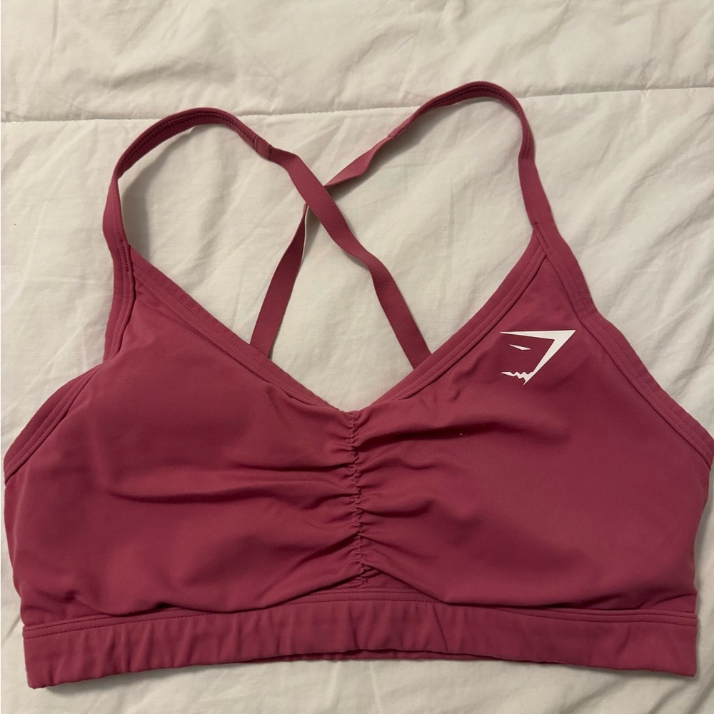 Gymshark ruched sports bra